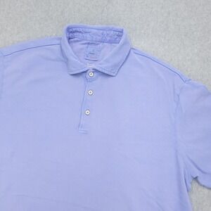 Johnnie O Polo Shirt Mens‎ XL Purple Hangin Out Cotton Pique Casual Golf
